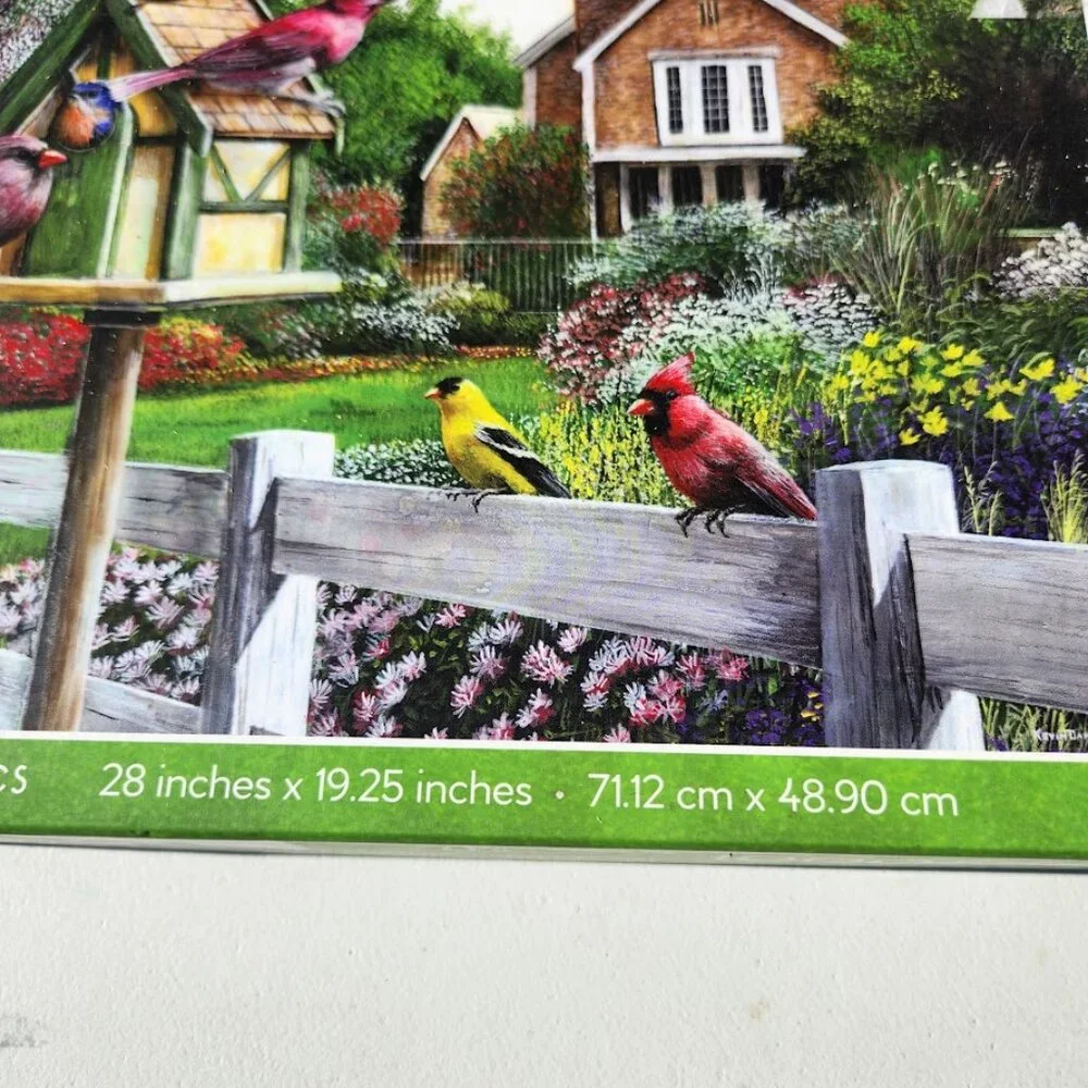 Feathers and Flowers 1000 Piece Jigsaw Puzzle Kevin Daniel Wild Birds Puzzle wit